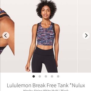 Lululemon Break Free Tank *Nulux